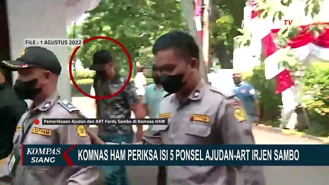 Komnas HAM Periksa Isi 5 Ponsel Milik Ajudan dan ART Irjen Ferdy Sambo