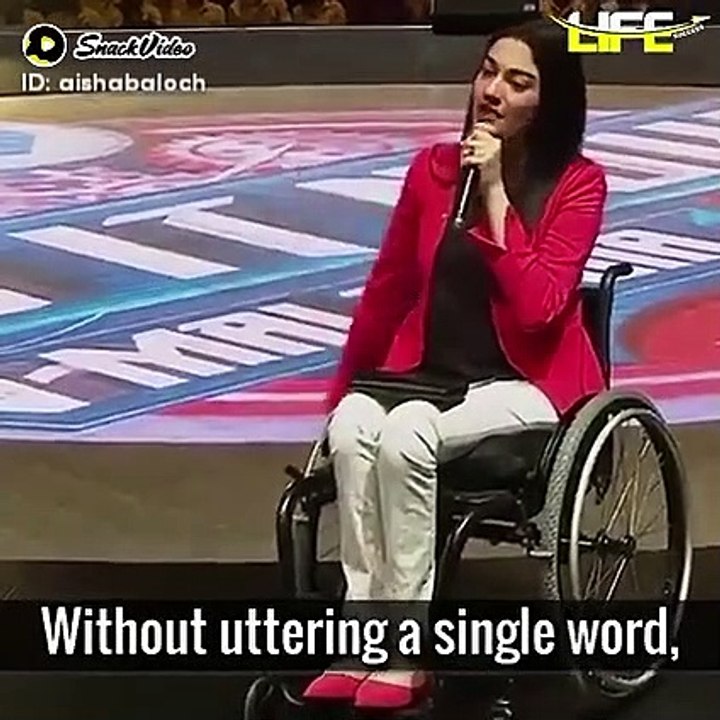Muniba Mazari inspiration speech iron lady of Pakistan
