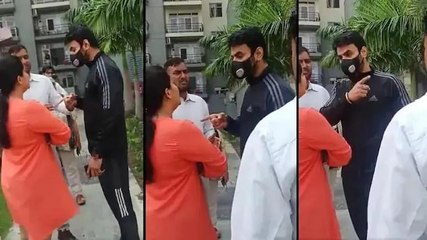 Absconding 'BJP worker' Shrikant Tyagi held by UP police in Meerut | Watch