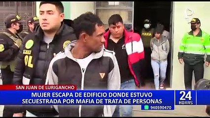 SJL: extranjera escapa de edificio donde estuvo secuestrada por mafia de trata de personas