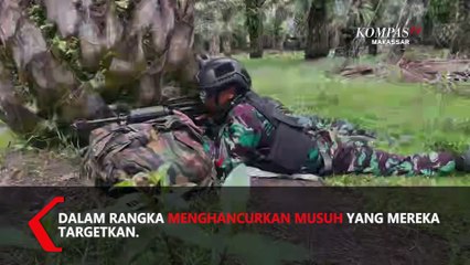 Latihan Bersama Batalion ke 17 Malaysia, Strategi Yonif Para Raider 432 WSI Kostrad Bikin Merinding