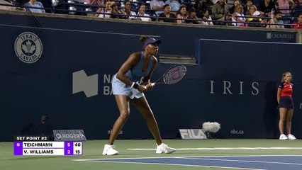 Teichmann ousts struggling Venus to advance in Toronto