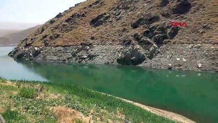 Baraj kuruyor! Su seviyesi, 30 metre düştü