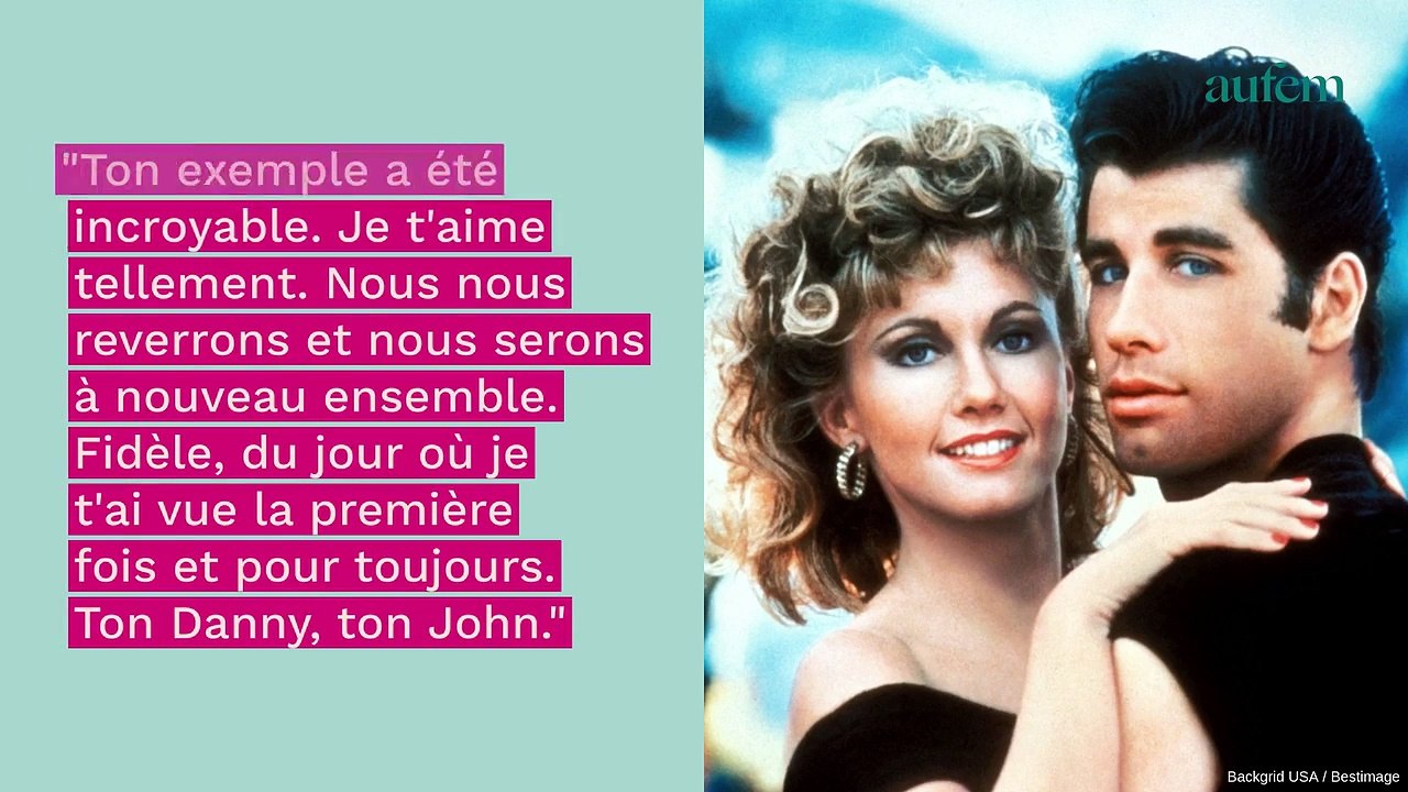Décès d'Olivia Newton-John : John Travolta rend un vibrant hommage à sa partenaire dans Grease