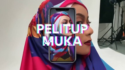 Pelitup muka Hijabi (tutorial 1) _ ME SO CANTIK