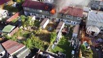 Drone footage captures extent of 'horrific' fire in Paulsgrove