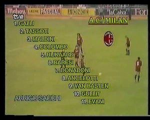 1988-89 European Cup: Real Madrid (1) vs (1) AC Milan (First Leg)