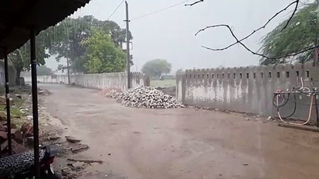 राजस्थान में यहां चली तूफानी हवा,जोरदार बारिश, बिजली गिरने से महिला की मौत