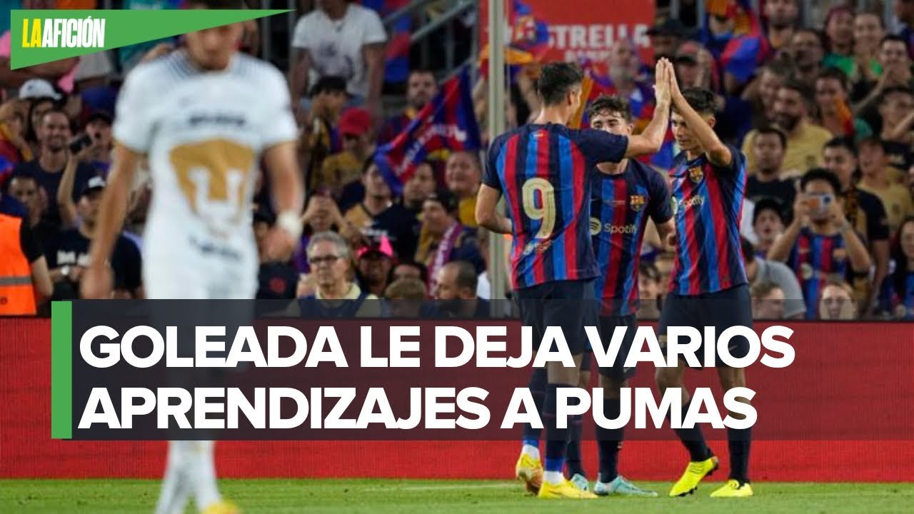 Andrés Lillini sobre derrota de Pumas ante Barcelona: "Pudo ser peor"