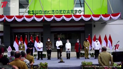 Presiden Jokowi Resmikan Tower A dan B RSUD dr.Soedarso di Kota Pontianak