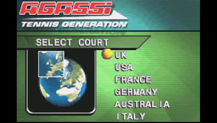 Agassi Tennis Generation Gameplay GBA (Game Boy Advance)