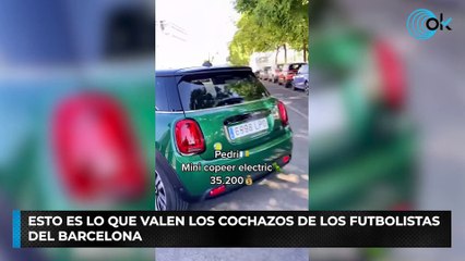 Esto es lo que valen los cochazos de los futbolistas del Barcelona