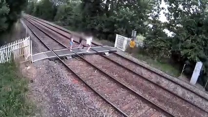 Dangers of trespassing on train tracks