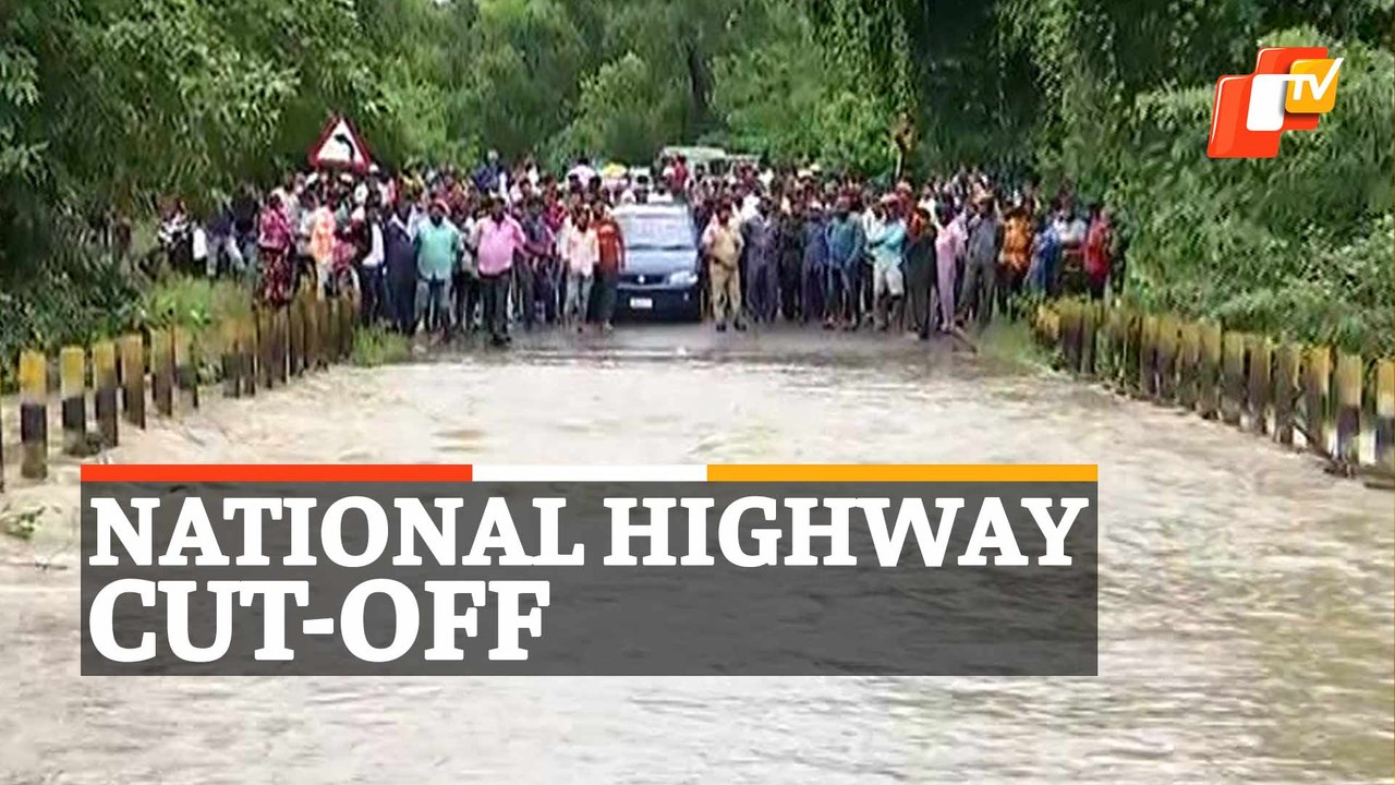 Bridge Submerged By Floodwaters In Malkangiri District