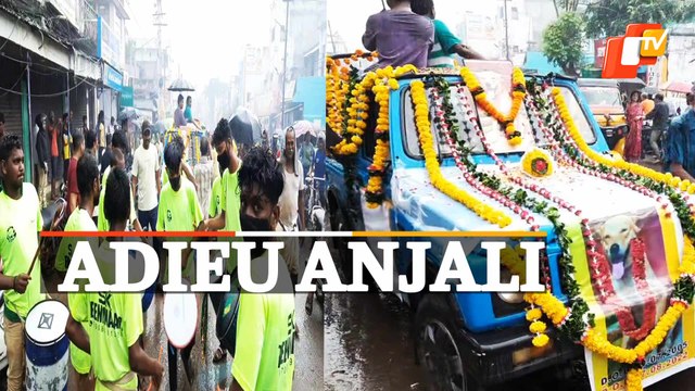 Tearful Adieu To Pet Dog Anjali, Family In Odisha Performs Last Rites As Per Rituals