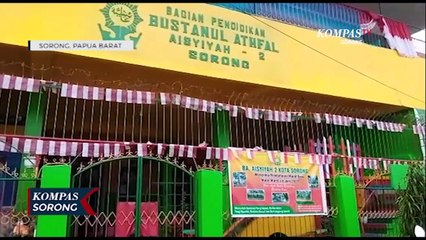 Warga Sorong Mulai Hiasai Lingkungan Dengan Pernak Pernik Kemerdekaan