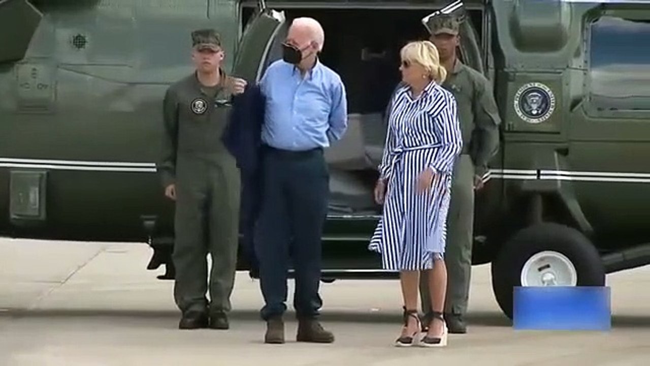 Biden'ın ceket ile imtihanı! Bir türlü giyemeyince imdadına eşi yetişti
