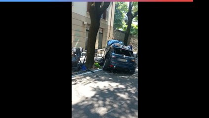 Incidente e paura a Giussano, auto finisce sui tavolini di un bar: sette feriti