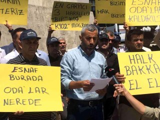 Bakkallardan, Esnaf ve Sanatkarlar Odaları'na tepki