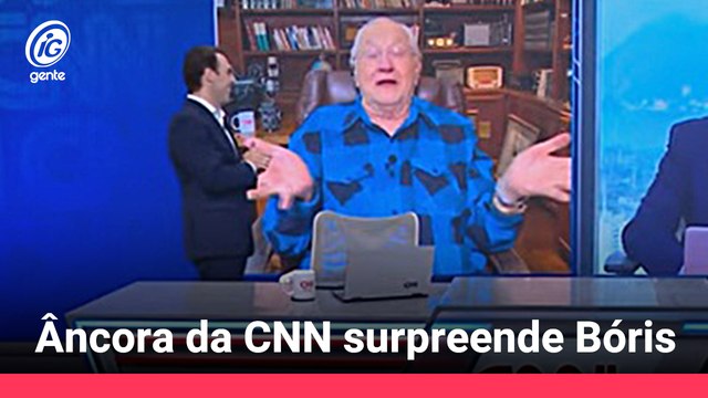 Âncora da CNN surpreende Bóris Casoy: 'Você me deixa sem jeito