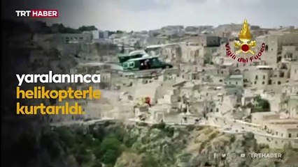 İtalya'da nefes kesen kurtarma