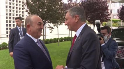 Çavuşoğlu - Slovenya Cumhurbaşkanı Borut Pahor görüşmesi