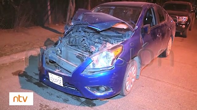 Conductor ebrio causó choque de vehículos