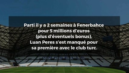 Ex-OM : les difficultés de Luan Perez avec Fenerbahçe