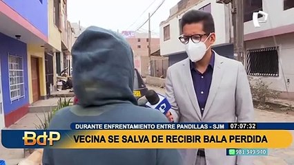 Batalla campal en SJM: grupos de pandilleros se enfrentan a balazos en la vía pública