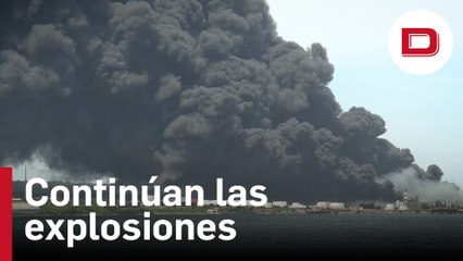 Continúan las explosiones en el mayor incendio industrial de la historia de Cuba