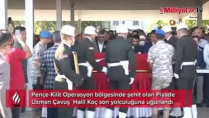 Malatyalı Şehit Halil Koç son yolculuğuna uğurlandı