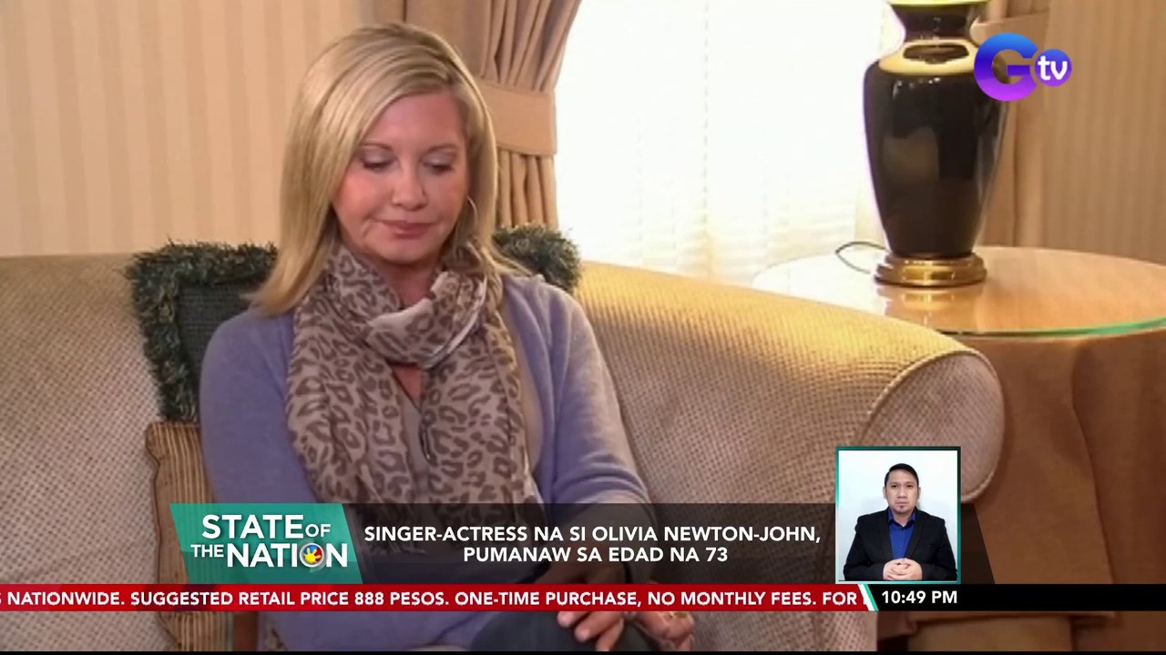 Singer-actress na si Olivia Newton-John, pumanaw sa edad na 73 | SONA