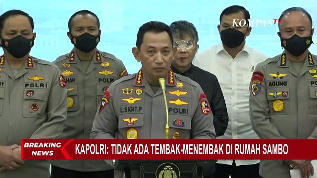 Kapolri: Peristiwa yang Terjadi adalah Penembakan Brigadir J, Bukan Polisi Tembak Polisi