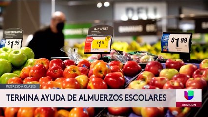 Termina ayuda de almuerzos escolares