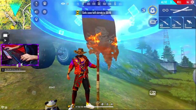 [B2K] | Arabic LEGEND | 1 VS4 Unstopable Gameplay | Garena Free Fire | Free Fire | Sports | ST VISION