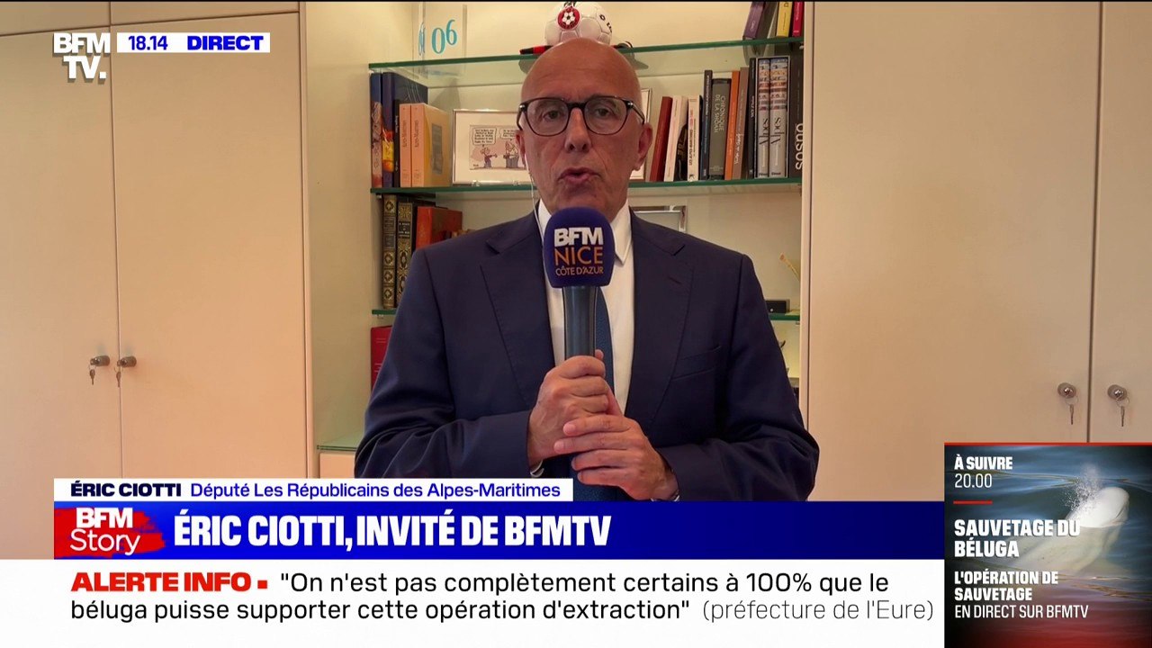Éric Ciotti: "Je suis totalement opposé au droit de vote des étrangers"