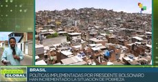 Brasil registra cerca de 20 millones de personas en situación de pobreza