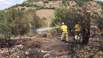 Çanakkale haberi: Çanakkale'de çıkan yangın ormanlık alana sıçramadan söndürüldü