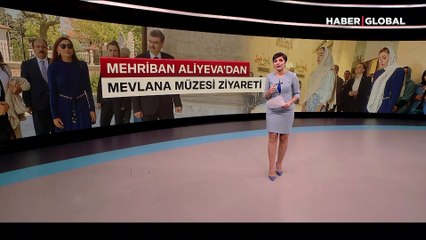 İlham Aliyev ve eşi Mihriban Aliyeva, 5. İslami Dayanışma Oyunları'nın açılışı için Konya'da