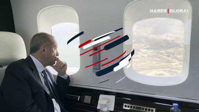 Cumhurbaşkanı Erdoğan, Akkuyu Nükleer Güç Santrali'ni havadan inceledi