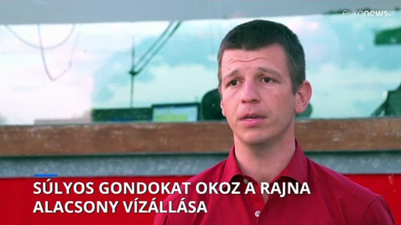 Súlyos gondokat okoz a Rajna alacsony vízállása