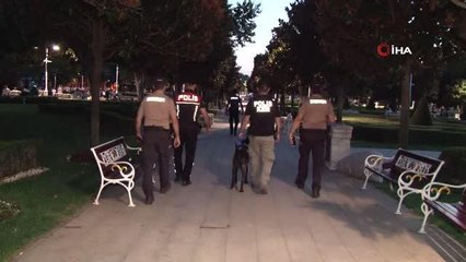 Kadıköy'de park ve bahçelerde narkotik köpekli denetim