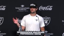 Las Vegas Raiders Jarrett Stidham talks from Training Camp