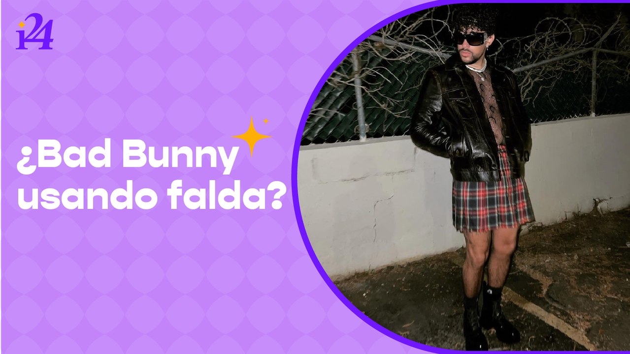 Bad Bunny y Camilo rompen las redes usando falda