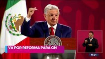 López Obrador va por reforma para que la Guardia Nacional dependa del Ejército