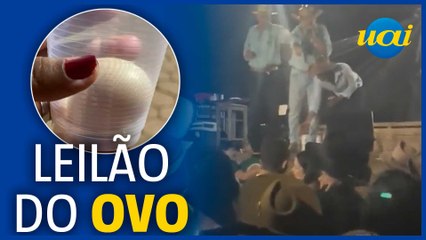 MG: ovo é arrematado 4 vezes e rende R$ 2 mil em leilão