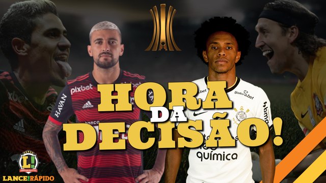 LANCE! Rápido: Flamengo e Corinthians decidem a vida na Libertadores!