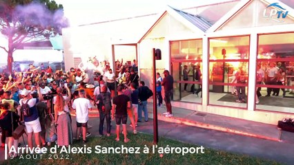 Titre : OM : les images de la folie à l’aéroport pour Alexis Sanchez !