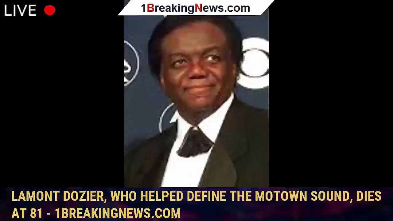 Lamont Dozier, who helped define the Motown sound, dies at 81