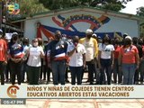 Plan de Escuelas Abiertas organiza actividades deportivas y culturales en el estado Cojedes